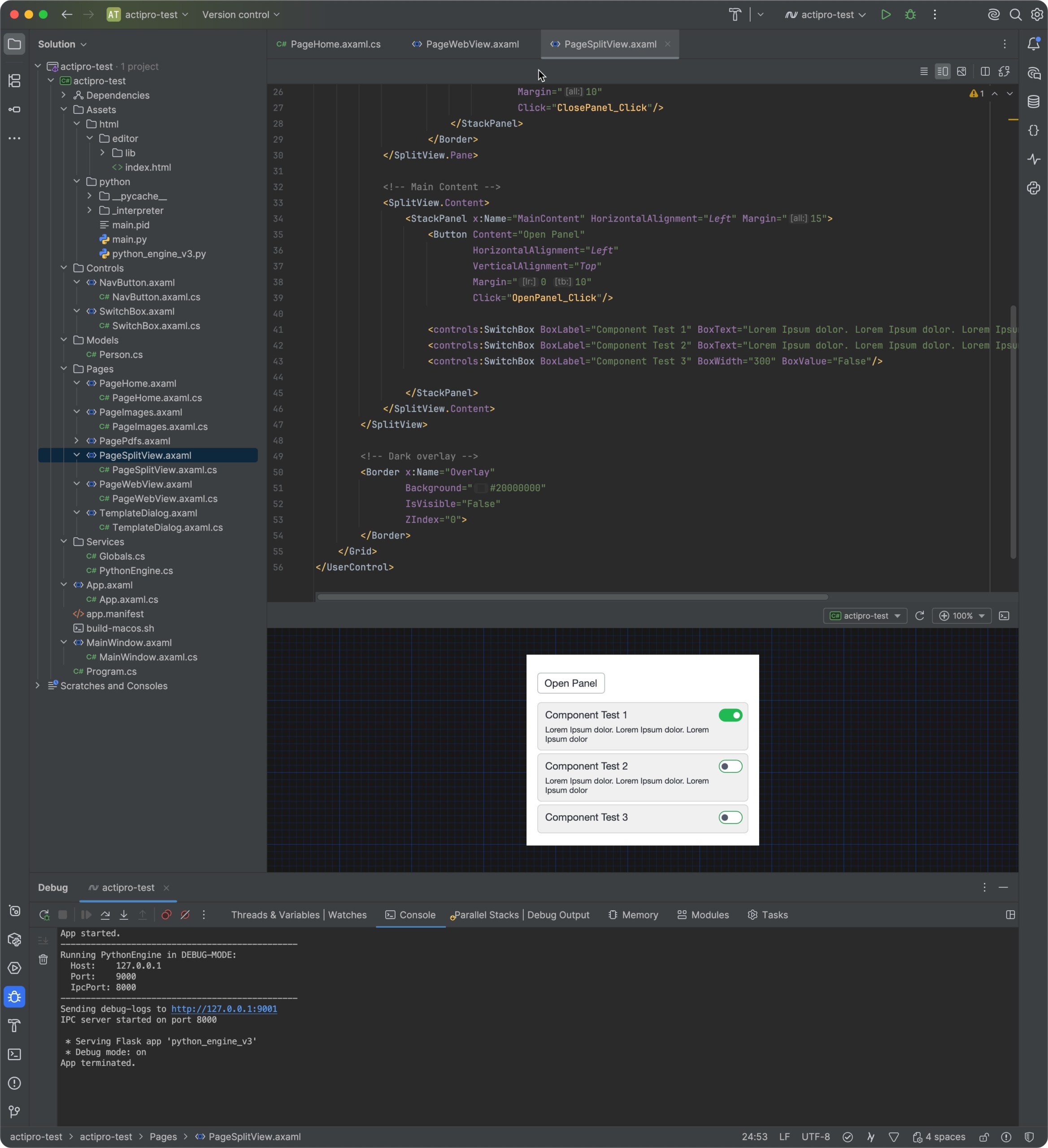 Avalonia: XAML HotReload