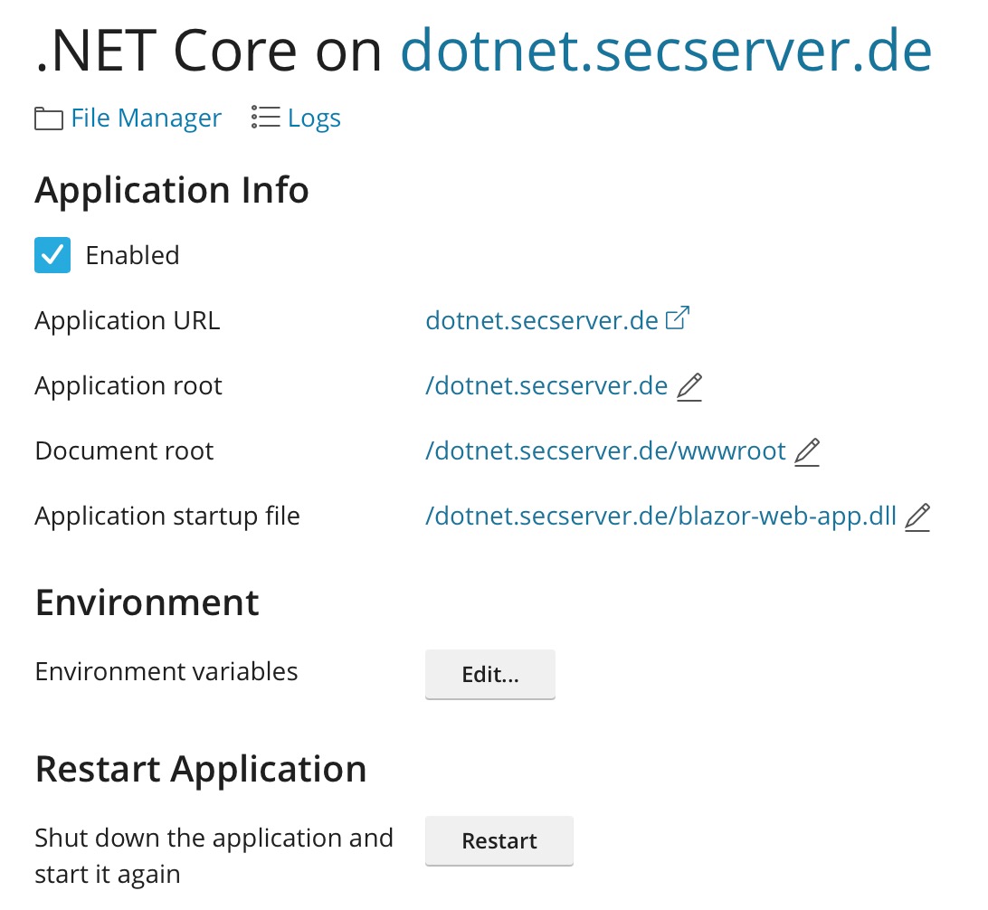 ASP .NET under Linux / Plesk