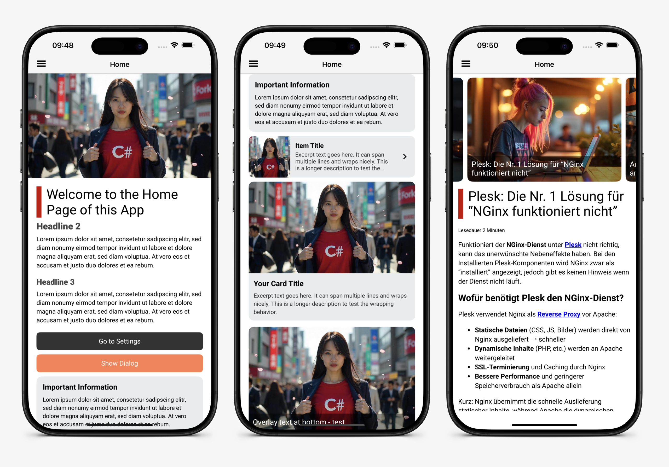 .NET MAUI mobile App Besipiele