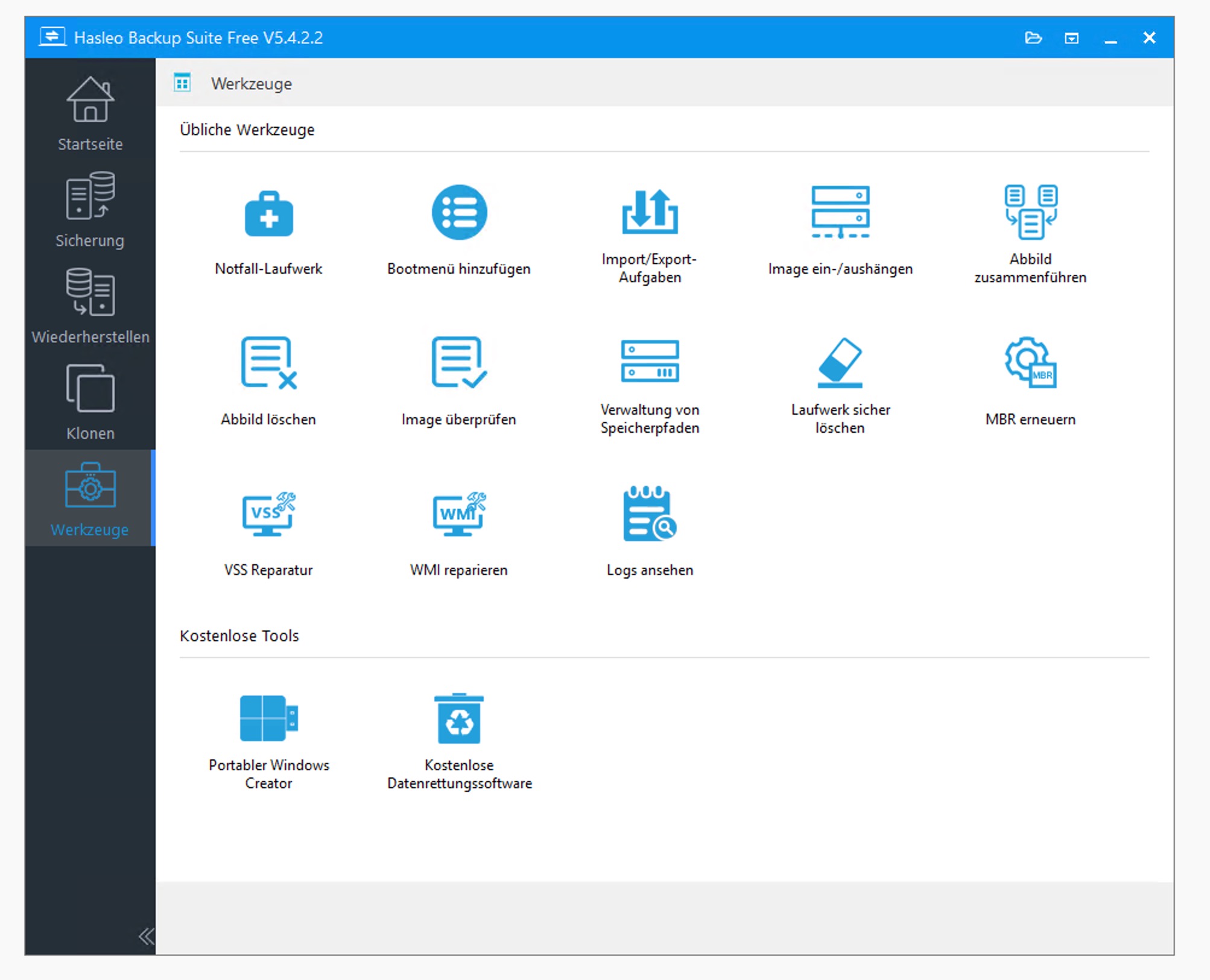 Hasleo Backup: Free Backup Windows Server