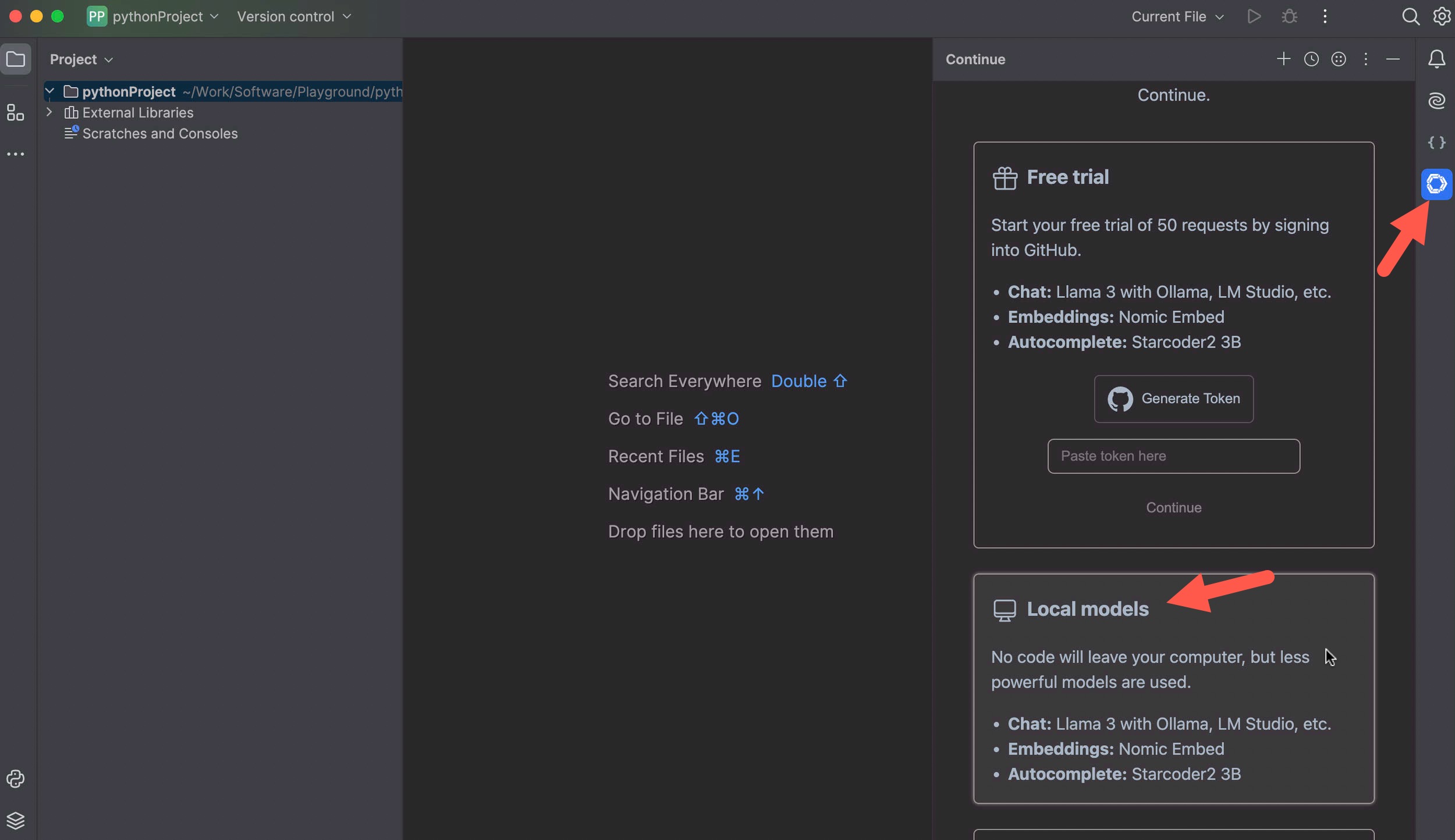 installation kostenlose ai jetbrains ide