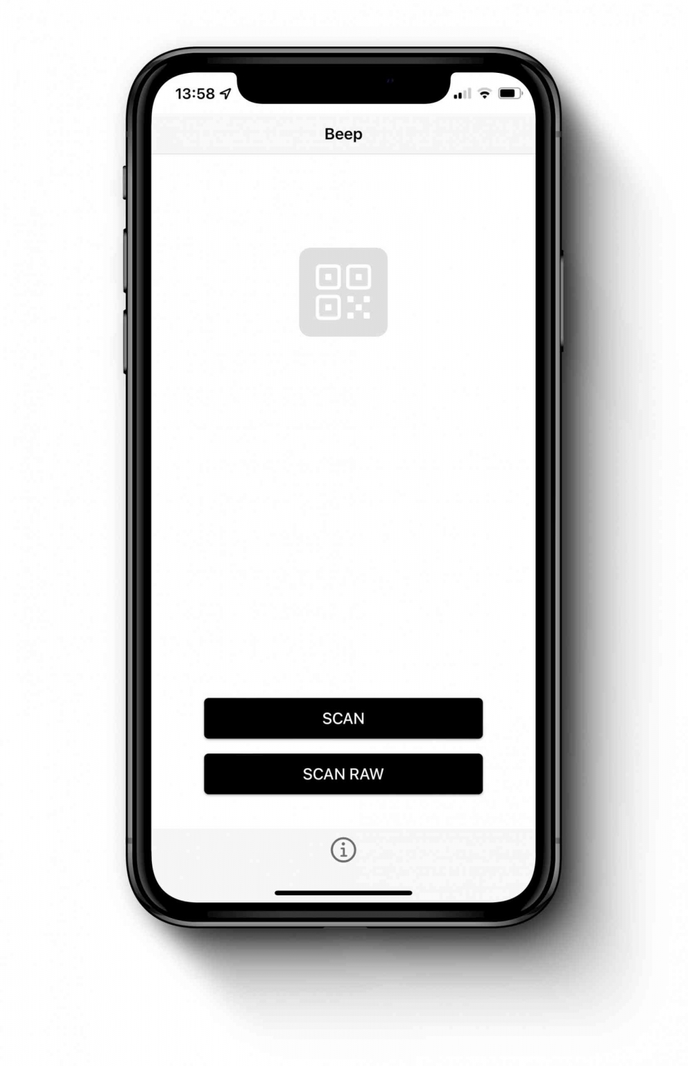 Beep PWA zum Scannen von QRCodes und Barcodes
