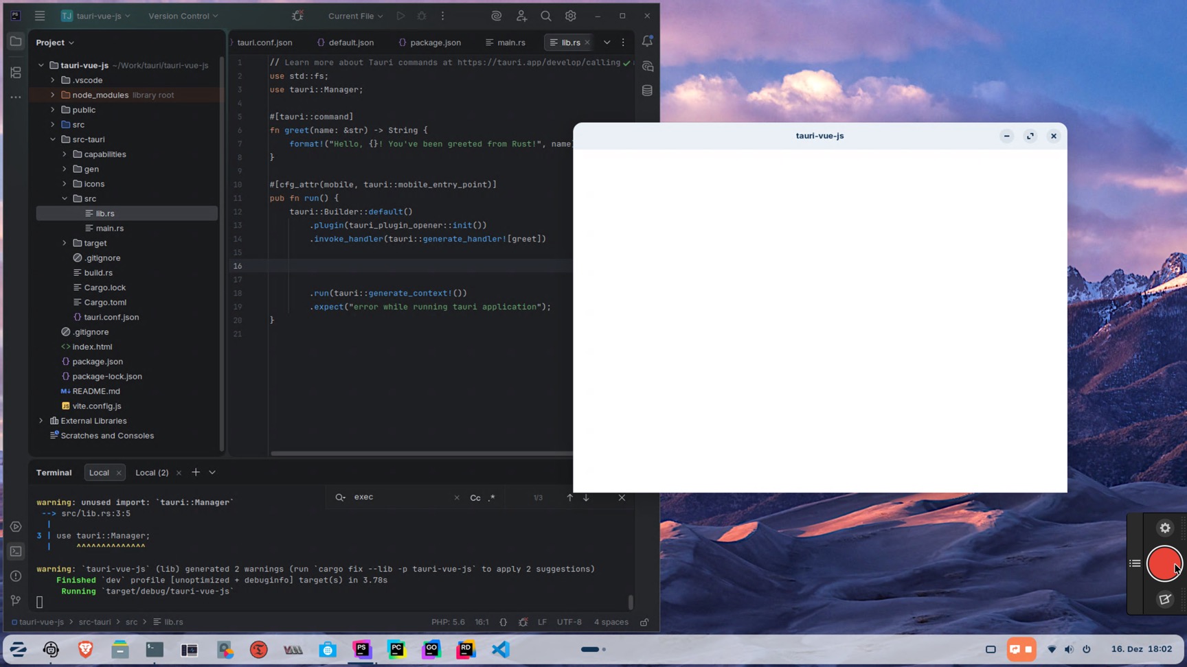 Tauri Apps unter Linux: Die Nr. 1 Lösung für das WhiteScreen Problem 4 Tauri WhiteScreen Problem unter Linux