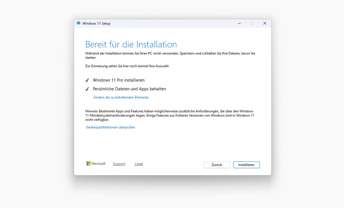 Lösung für Win11 25H2 Error 0x800f0922