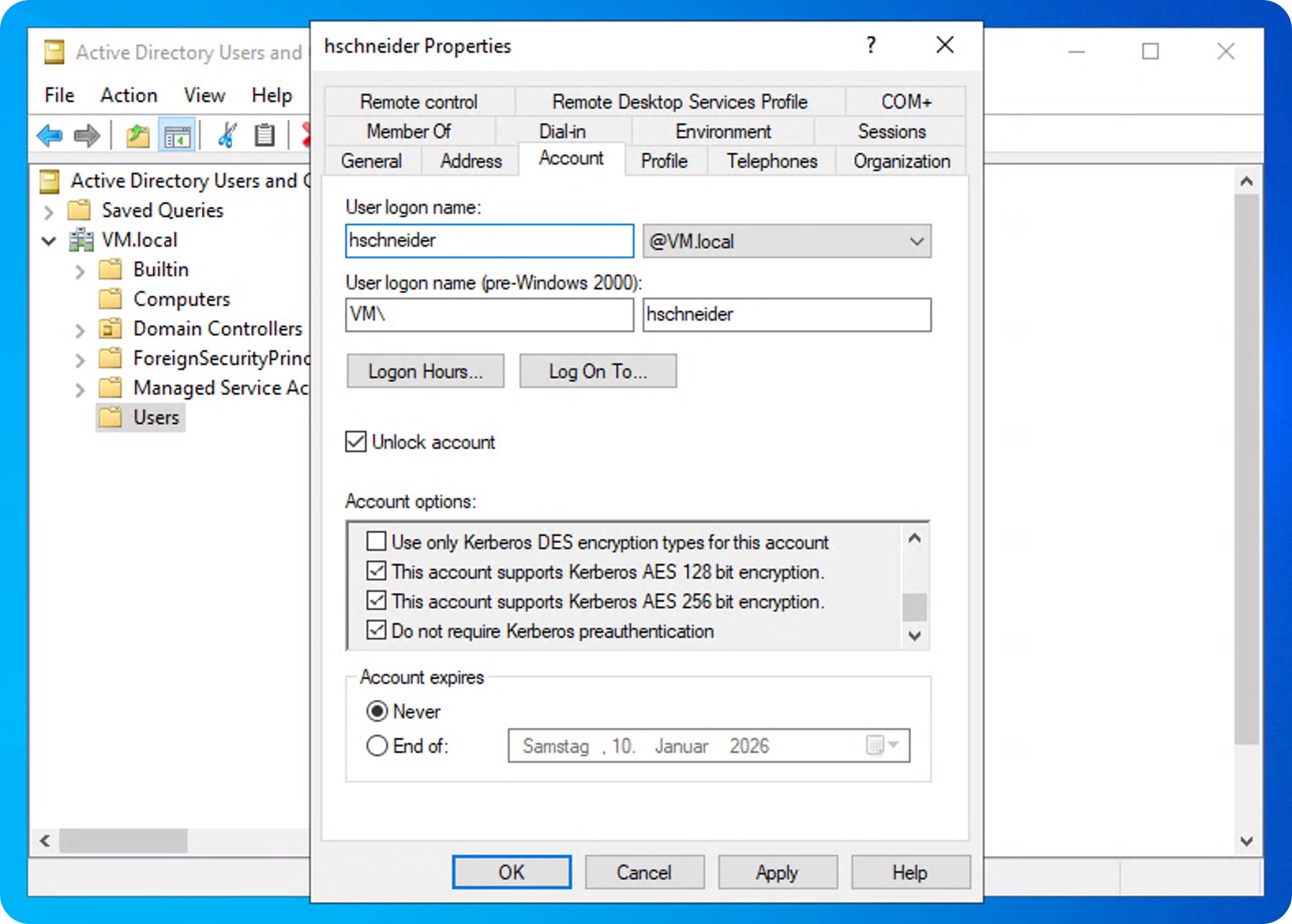 ZorinOS 18 / Ubuntu Linux an Active-Directory anbinden 4 ZorinOS: Anbindung an Active Directory Windows Server.