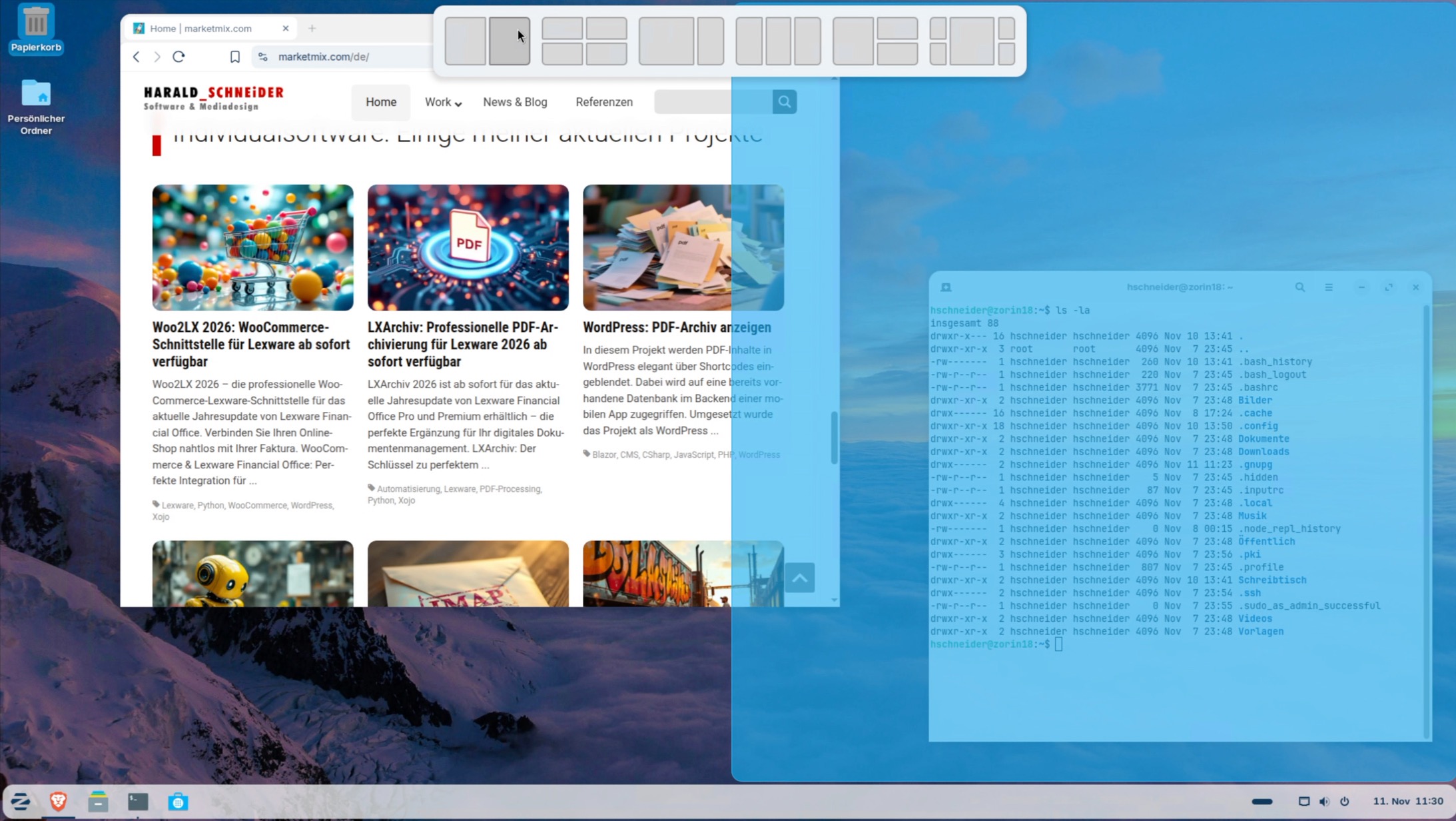 ZorinOS: Windows Management