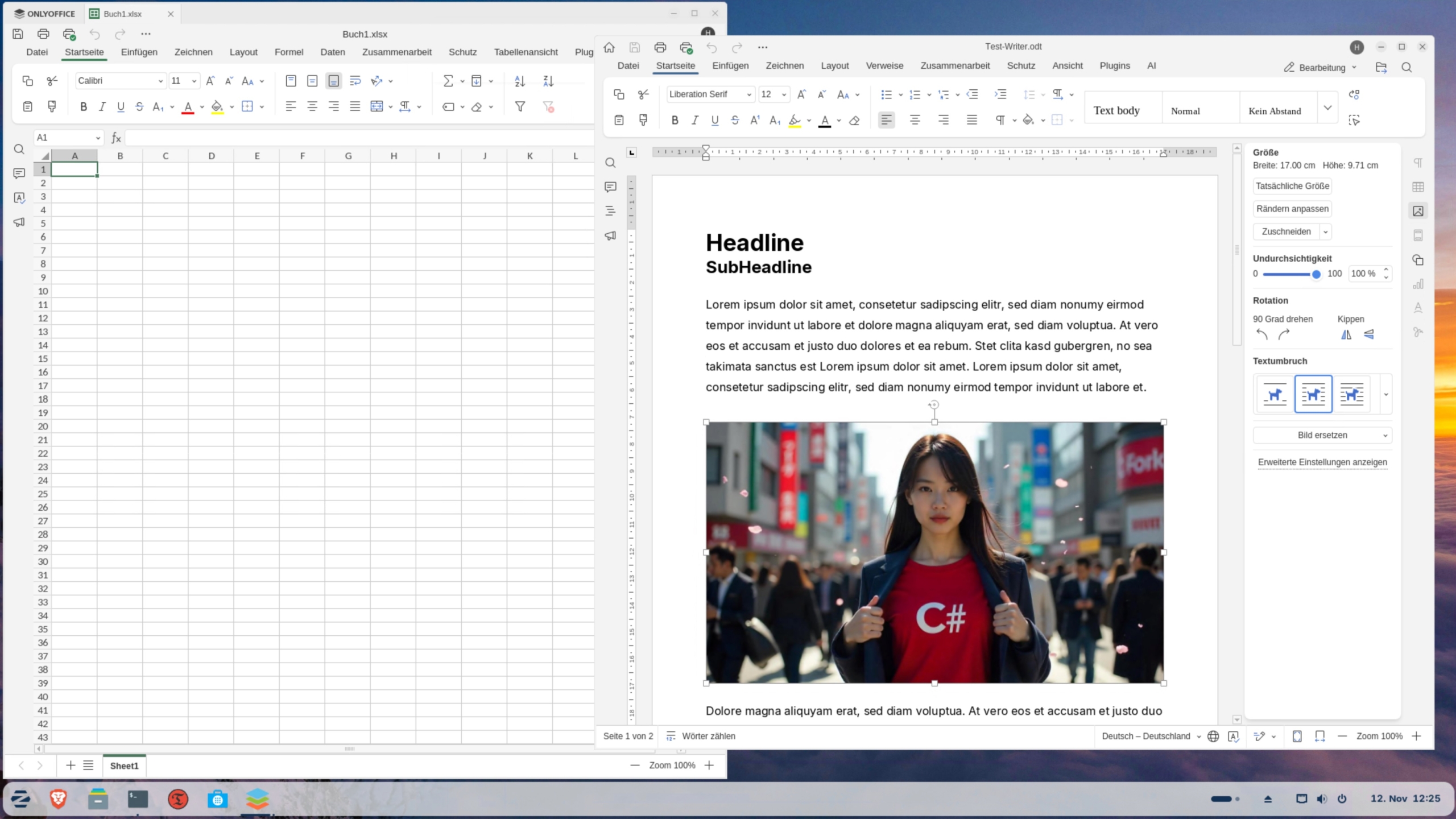 ZorinOS & HomeOffice: OnlyOffice