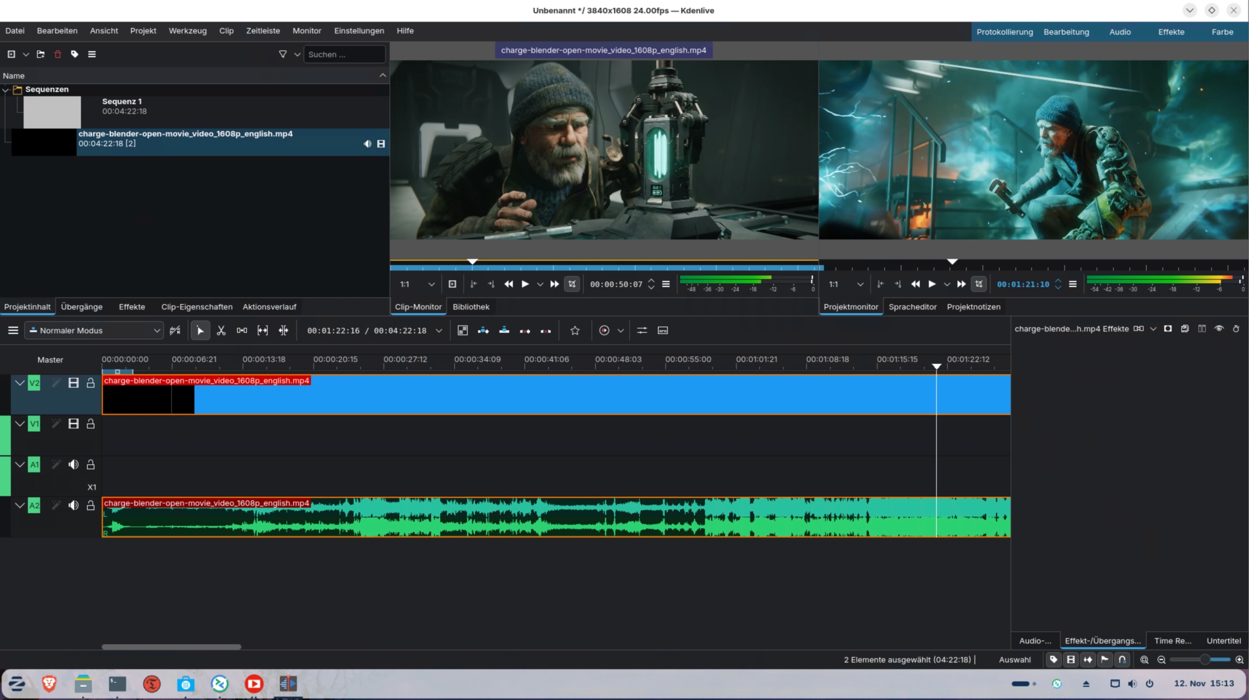 ZorinOS Creative Apps: KDEnlive
