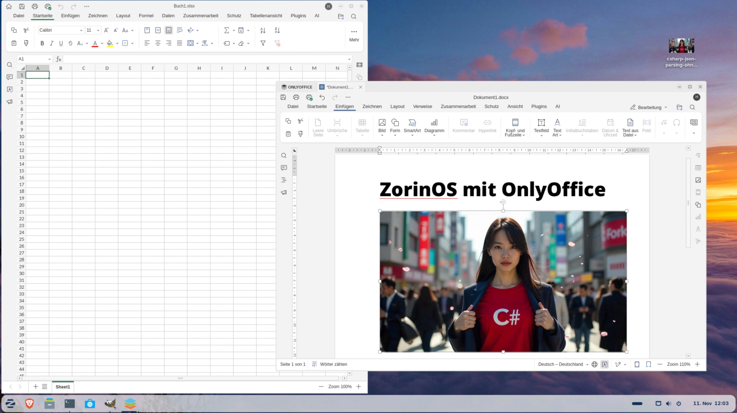 ZorinOS with OnlyOffice