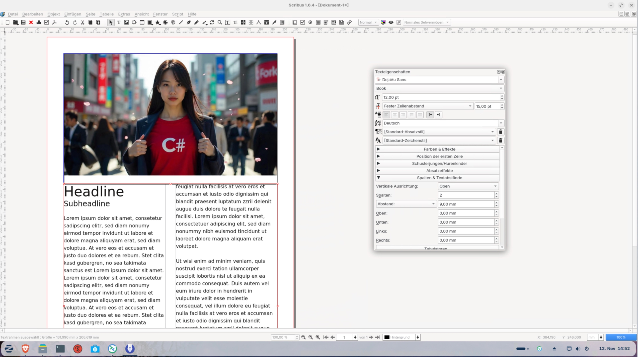 ZorinOS Creative Apps: Scribus