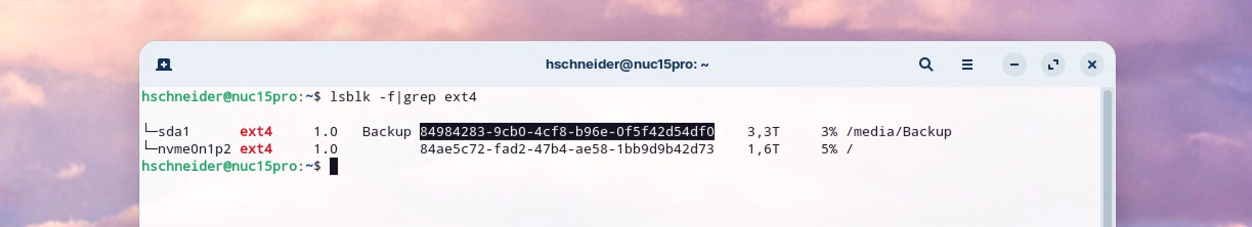 ZorinOS: USB-Laufwerk nach Neustart automatisch verbinden