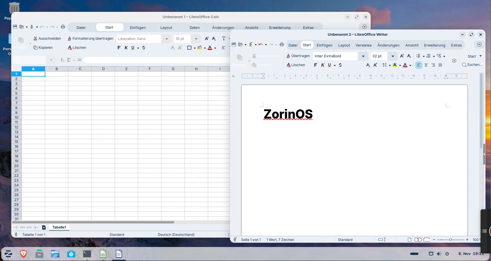 ZorinOS: WIndows 10 Alternative mit Word und Excel