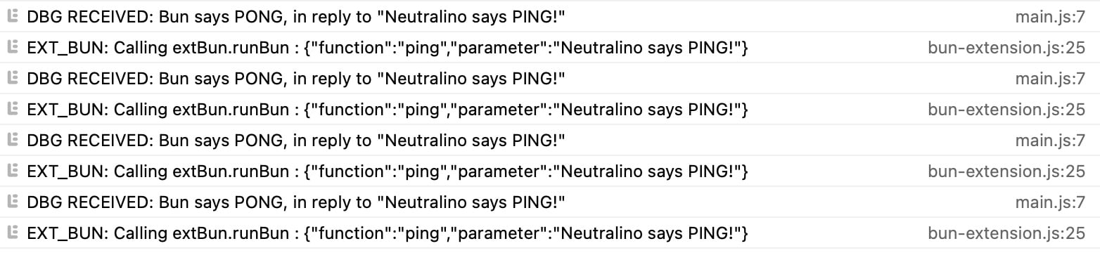 Debug Meutralino