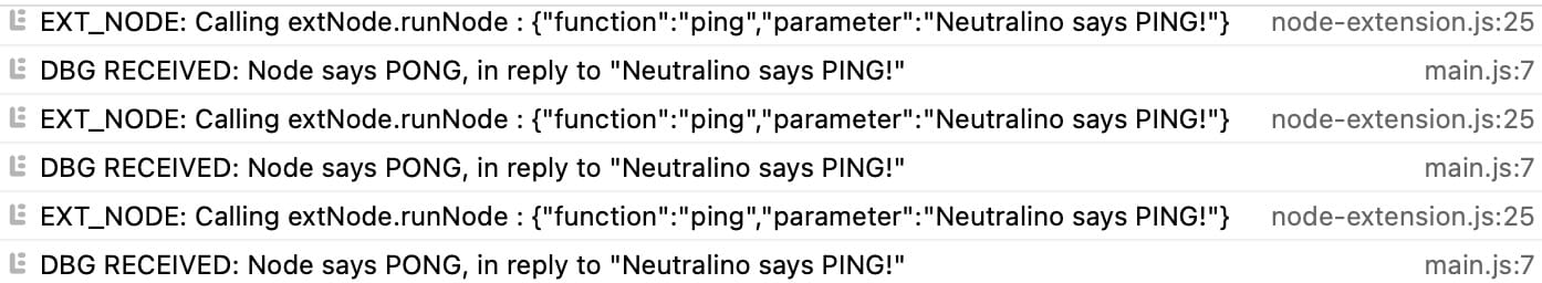 Debug Meutralino