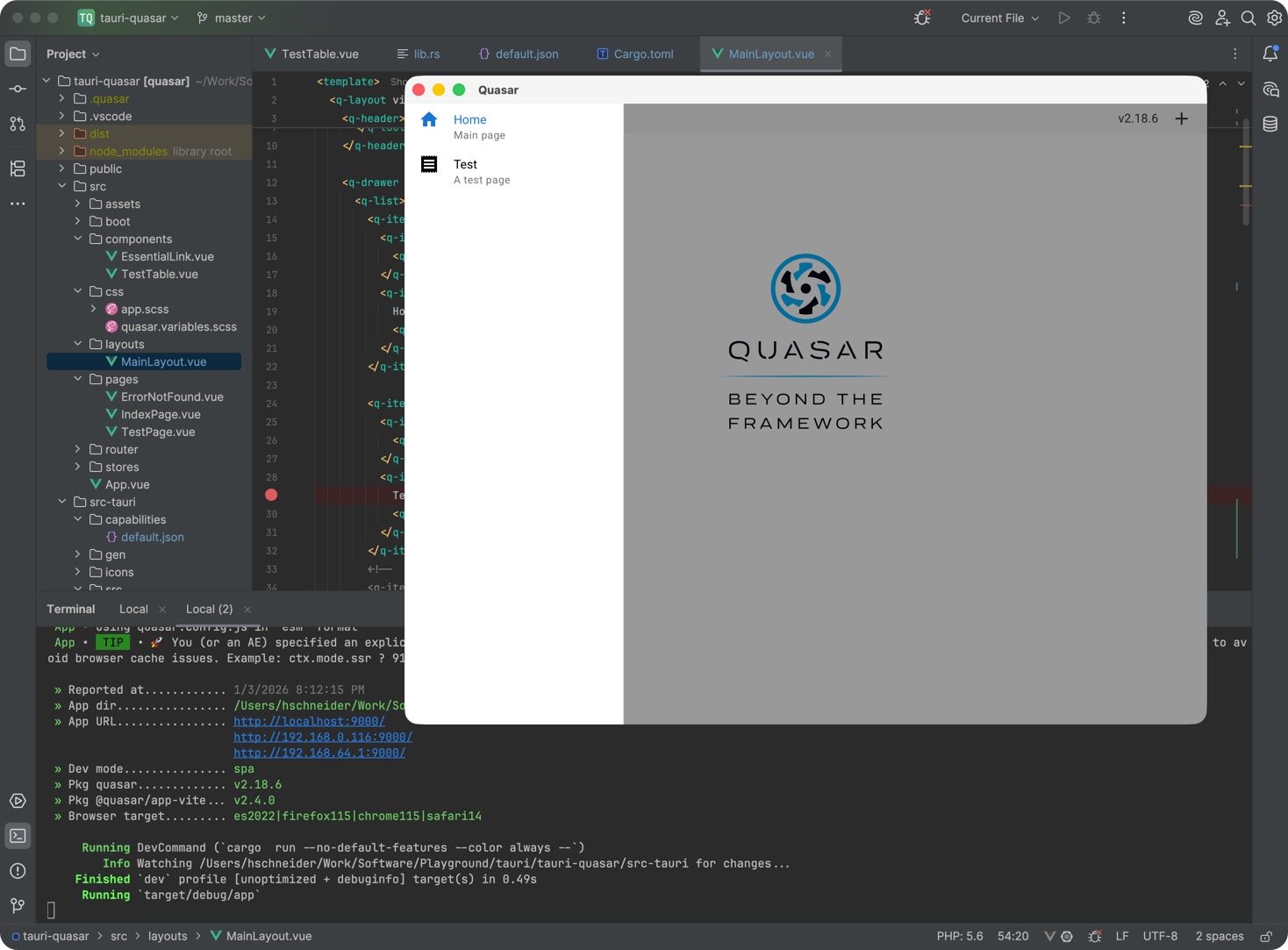 GitHub - hschneider/tauri-quasar: A Tauri2 Quasar Starter App · GitHub
